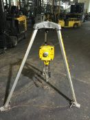 Miller Tri-Pod with Cable Hoist for Confined Space Safety Harness - (LOCATED IN IOWA, FOB INCLUDED