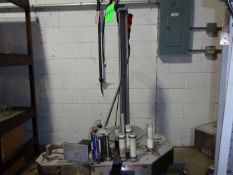 2005 Markem Portable Labeler, Model CIM 300, S/N 05C3D4438 with Label Applicator, Mounted on