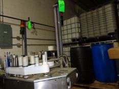 Markem Labeler, Model CIM 300, Patented #2248051 with Label Applicator, Mounted on Stand (LOCATED IN