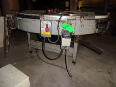 Rotary Accumulation Table - 6 ft Diameter with SS surface - On/Off Switch and VFD speed