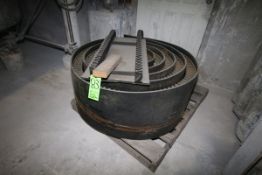 Pallet of Rubber Flights for Conveyor System