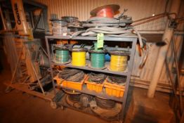 Spools of Copper Wire on Portable Cart