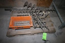 Pallet Assorted S/S Augers Ranging from 16