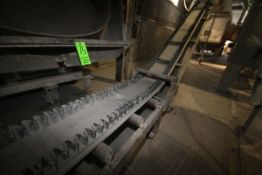 API Corp Aprox. 23? Long x 7 «? Wide, Incline Section Conveyor, Model BC7-20I, S/N FC026-9 with