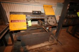 Clausing Horizontal Band Saw, S/N 880766 with Working Area Up to 19-1/2