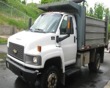 2005 Chevy C4500 Medium Duty Dump Truck, License # YSB7952, VIN # 1GBE4C1EX5F500553, Approx 83,654