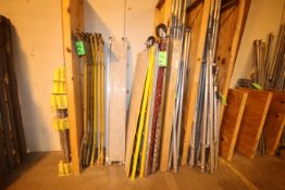 Assorted Portable Scaffolding and (2) Aluminum Stages