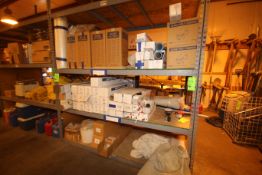 Aprox. 50 Assorted Boxes U-Line Poly Tubing, Various Sizes and Poly Sheeting - 1, 2 and 4 Mill