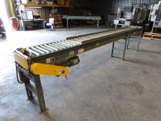Hytrol Conveyor, Power Roller with Gear Box Drive and Speed Control -- 180