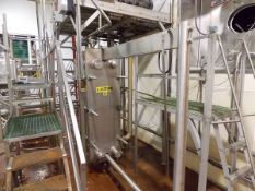 APV Crepaco S/S Heat Exchanger, Model R56-S, S/N 20557, Last Used in Blending Room to Warm Water,