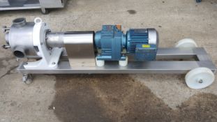 New Sine Portable 2-HP Positive Displacement Pump, Model MR-135, S/N 111180205, Mou