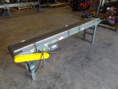Hytrol Conveyor, Power Belt with Gear Box Drive and Speed Control -- 132