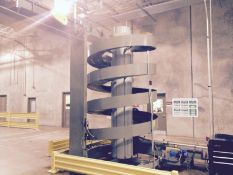 Ryson Spiral Case Elevator or Decline, Model 1500-400-B3, S/N 082631, Year 2008, Infeed is 2