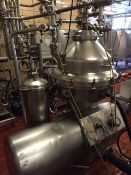 Alfa Laval MRPX 314 GV-74C Separator, S/N 3 703512, Pace Maker 30 HP Motor, Motor Model 9129835, S