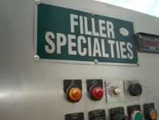 Filler Specialties Filler, Model GWFS248R, S/N 18695, Half Gal, Snap, No Bowl, Chute etc,1
