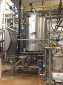 Scanima / Tetra Pak In-Line High Shear Mixer, Model 1R2S-1500V, S/N 5456-02, CPL Primary, 300 MM -