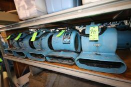 Dri-Eaz Sahara and Santana TurboDryer Air Movers (Unit #62 and (4) Unit #'s N/A)