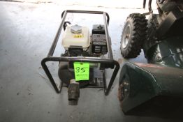 Honda Gas Powered Portable Pump, Model WMP20X, S/N 6005944 with Honda 5.5 Motor, Model GX160