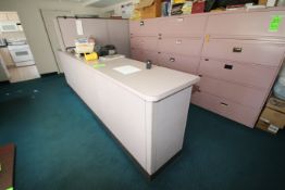 2-Station Computer Work Area with Aprox. 9 ft. 3