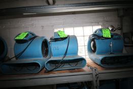 Dri-Eaz Sahara TurboDryer Air Movers (Unit #138 & (2) Unit #'s N/A)