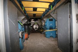 Service Equipment on Truck Unit #19 includes: (8) Dri-Eaz Ace Vertical TurboDryers; Dri-Eaz Turbo