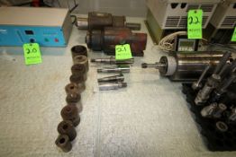 (2) Heald Red Head and Precision Spindles, Style 11-2U3272, S/N 91168 and (1) S/N N/A; Quills and