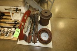 Spare Centerless Parts for Cincinnati 325-12 includes Hub; Spacers; Plunge Steady Rests and Wheel