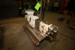 WCB Positive Displacement Pump, M/N 006, S/N 286139-01, with 1 1/2