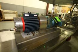 Hydrocell 7.5 hp High Pressure Diaphragm Pump, M/N D15XASTHFEHF, S/N 289682, SEW 7-1/2 Hp, 1720 RPM,