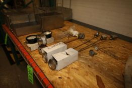 Lot of Assorted Gauges, Some with Long Stems, Lot Includes Level Sensors