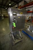 S/S Control Panel, Mounted on Portable S/S Frame, with Square D Safety Switch, AC Amp Meter, On
