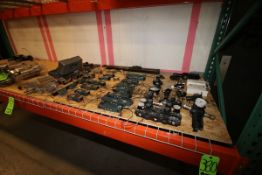 Lot of Assorted Pneumatic Parts, Including Cylinders, Gauges, and Other Parts