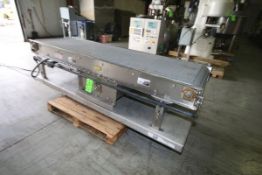 Hytrol Conveyor Mounted on S/S Frame, 93