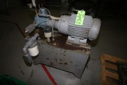 15 HP Hydraulic Pump with Reservoir, 1760 RPM Baldor Motor, 230/460 V