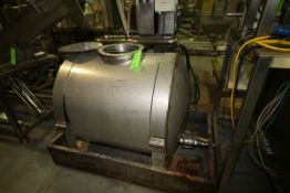 S/S Storage Tank, Mounted in Steel Framing, Dims.: 46