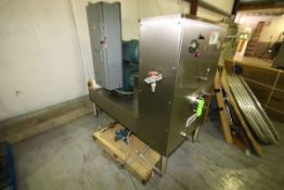 APV Crepaco Single Barrel Scrape Surface Heat Exchanger, Model R-4448, S/N E-5969-1HD620 with