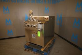 WCB 3-Piston High Pressure Plunger Pump, Model 3000HD6, S/N 19521097, 3,600 PSIG, 1,000 GPH, 50 HP