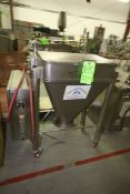 Semi-Bulk Systems Portable Stainless Steel Hopper, 23 1/2