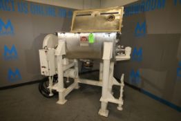 Day Ribbon Blender, Model IND-17, S/N 76-41, Approx. Internal Dimensions: 48