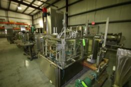 Osgood 8-Station Cup Filler, Model 1001-D, S/N 03-461, Set-Up for 6