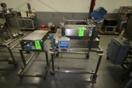 Mico Motion Mass Flow Center, M/N DL100S202SU, S/N 129236, Mounted on Portable S/S Skid, 1