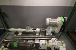 Moyno 7 HP Progressive Cavity Pump, Type 2L6SSB, S/N AS70529-2, with 1730 RPM Motor, Mounted on S/