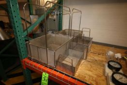 S/S Wash Baskets, Includes (2) 20 In. L x 16 In. W x 8 In. Deep, 14 In. L x 10 In. W x 8 In. Deep,