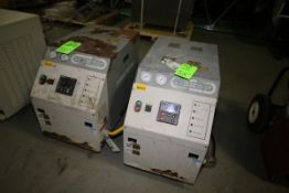 Mokon Duratherm Temperature Control System, M/N DT7309-00 and 500-106, S/N 61807 and 654478, 208 V