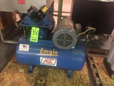 Emglo Horizontal Air Compressor, with Ajax 3 hp Motor