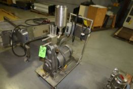 Gaulin 2 hp Homogenizer M/N 15M8BA, S/N 3632057, with S/S Liquid Insertion Funnel, 1800 RPM (NOTE: