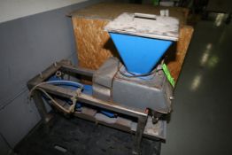 Omega Vibratory Disc Feeder, M/N 23-02, S/N OD-2779