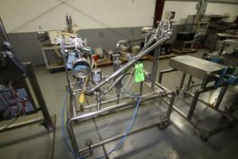 F & H Micro Motion Flow Meters and Air Valve Station, Mounted on S/S Portable Skid, Mirco Motion