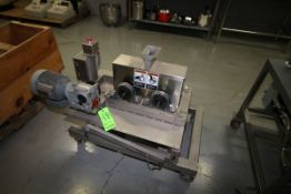 APV Drive and Chute System, M/N 1747061, S/N RSU97006, Mounted on Portable Frame, with 1.5 HP Drive