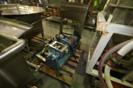 Paul O Abbe Double Arm Paddle Mixer, Mounted on S/S Skid with S/S Starter, Equipped with Baldor ½ HP